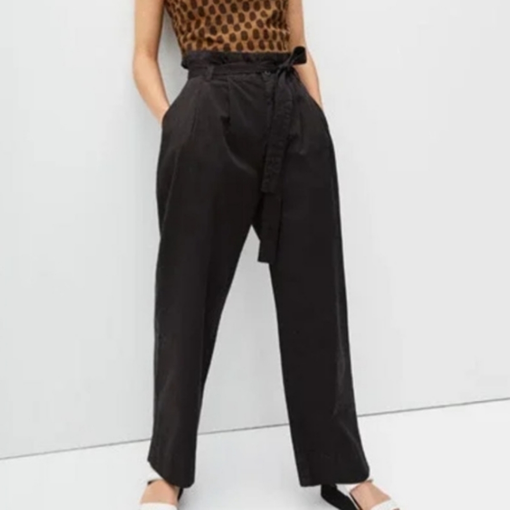 Everlane Organic Cotton Paperbag Pants